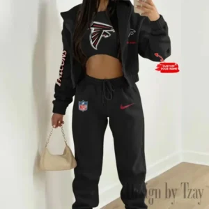 Atlanta Falcons Women’s Outfit Winter Athleisure 3 Piece Set AMCWAL3PS070