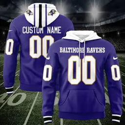 Baltimore Ravens 3D Printed Pullover Hoodie AZHD800