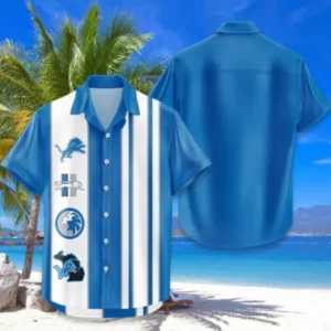 Detroit Lions Summer Hawaiian Shirt Trending Classic AMCHWS682