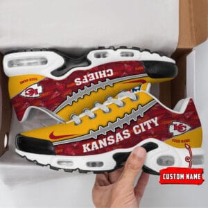 Kansas City Chiefs Personalized Plus T-N Youth Sneakers AMCTNS0043
