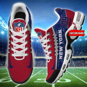New York Giants Personalized Plus T-N Youth Sneakers AMCTNS0084