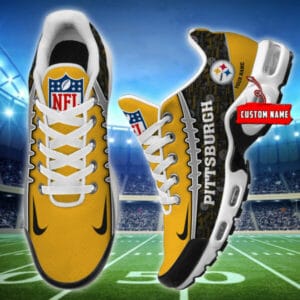Pittsburgh Steelers Personalized Plus T-N Youth Sneakers AMCTNS0026