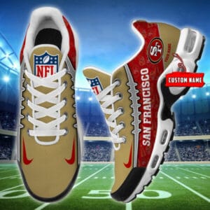 San Francisco 49ers Personalized Plus T-N Youth Sneakers AMCTNS0021