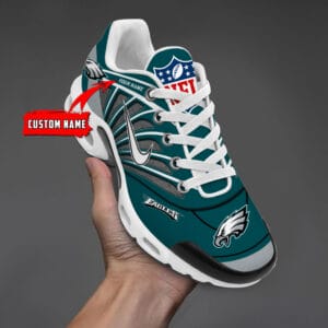 Philadelphia Eagles Personalized Plus T-N Youth Sneakers AMCTNS0032