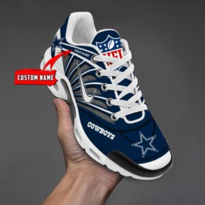 Dallas Cowboys Personalized Plus T-N Youth Sneakers AMCTNS0006