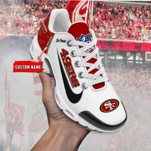 San Francisco 49ers Personalized Plus T-N Youth Sneakers AMCTNS0019