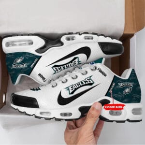 Philadelphia Eagles Personalized Plus T-N Youth Sneakers AMCTNS0030