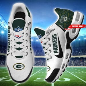 Green Bay Packers Personalized Plus T-N Youth Sneakers AMCTNS0040