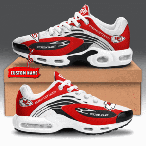 Kansas City Chiefs Personalized Plus T-N Youth Sneakers AMCTNS0045