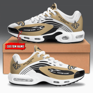New Orleans Saints Personalized Plus T-N Youth Sneakers AMCTNS0056