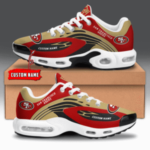 San Francisco 49ers Personalized Plus T-N Youth Sneakers AMCTNS0022