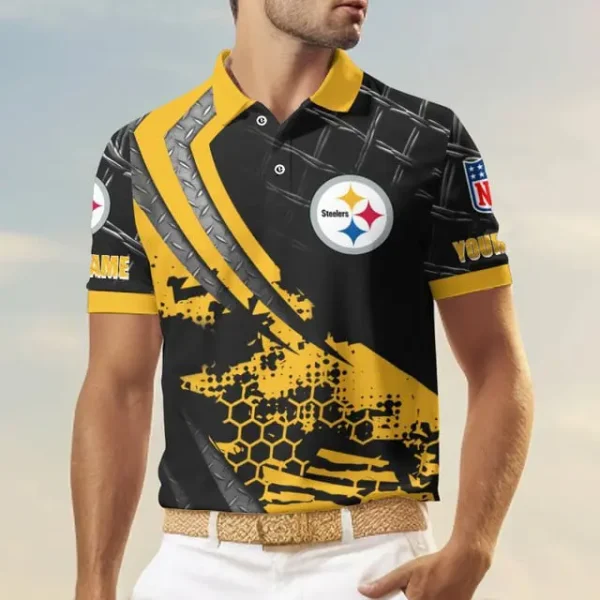 Pittsburgh Steelers Trending 2025 Men Short Sleeve Polo Shirt AMCSSPS0026