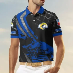 Los Angeles Rams Trending 2025 Men Short Sleeve Polo Shirt AMCSSPS0015