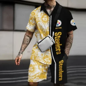 Pittsburgh Steelers Summer Combo Hawaiian Shirt and Short Trending 2025 AMCHWSS0021