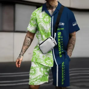 Seattle Seahawks Summer Combo Hawaiian Shirt and Short Trending 2025 AMCHWSS0010