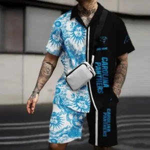 Carolina Panthers Summer Combo Hawaiian Shirt and Short Trending 2025 AMCHWSS0017