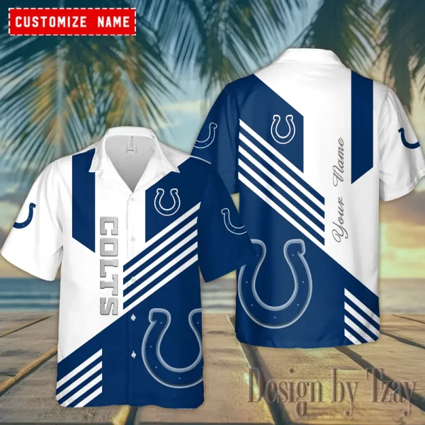 Indianapolis Colts Summer Hawaiian Shirt Trending 2025 AMCHWS746