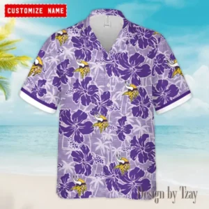 Minnesota Vikings Summer Hawaiian Shirt Trending 2025 AMCHWS785