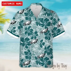 Philadelphia Eagles Summer Hawaiian Shirt Trending 2025 AMCHWS790