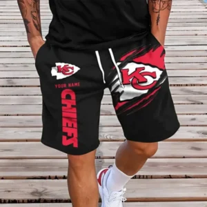 Kansas City Chiefs Men Short Pants Custom Name Gift For Fans AMCSHORT020