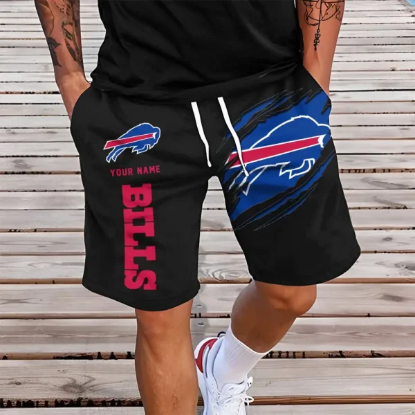 Buffalo Bills Men Short Pants Custom Name Gift For Fans AMCSHORT004