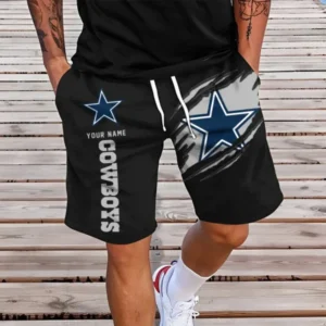 Dallas Cowboys Men Short Pants Custom Name Gift For Fans AMCSHORT006