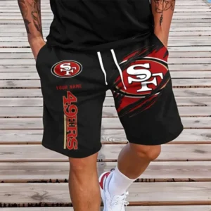 San Francisco 49ers Men Short Pants Custom Name Gift For Fans AMCSHORT022