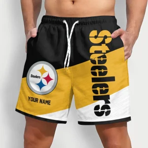 Pittsburgh Steelers Men Short Pants Custom Name Gift For Fans AMCSHORT041