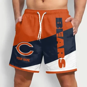Chicago Bears Men Short Pants Custom Name Gift For Fans AMCSHORT027