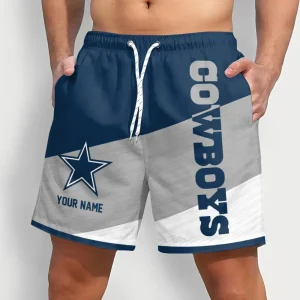 Dallas Cowboys Men Short Pants Custom Name Gift For Fans AMCSHORT031