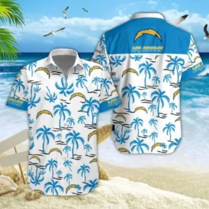 Los Angeles Chargers Summer Unisex Collection Hawaiian Shirt and Shorts AMCHWSS0056