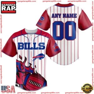 Buffalo Bills Personalized Baseball Jersey New Trending 2025 AMCBJS446