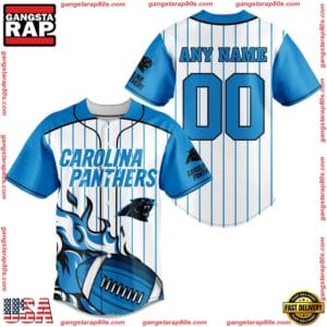 Carolina Panthers Personalized Baseball Jersey New Trending 2025 AMCBJS443