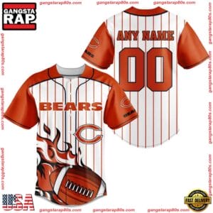 Chicago Bears Personalized Baseball Jersey New Trending 2025 AMCBJS442