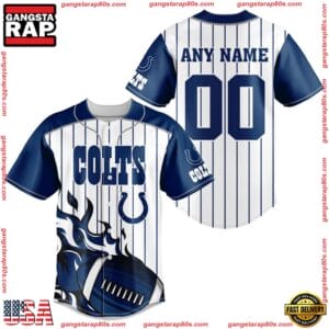 Indianapolis Colts Personalized Baseball Jersey New Trending 2025 AMCBJS434