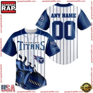 Tennessee Titans Personalized Baseball Jersey New Trending 2025 AMCBJS444