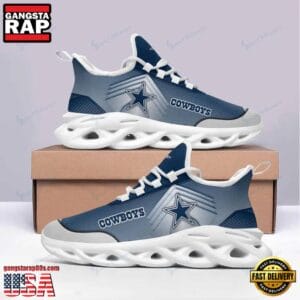 Dallas Cowboys Max Soul Sneakers Personalized Name AMCMSS0022