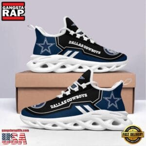 Dallas Cowboys Max Soul Sneakers Personalized Name AMCMSS0013
