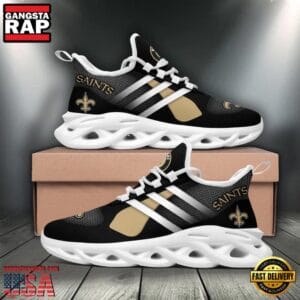 New Orleans Saints Max Soul Sneakers Personalized Name AMCMSS0054