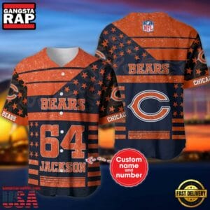 Chicago Bears Personalized Baseball Jersey New Trending 2025 AMCBJS499