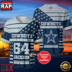 Dallas Cowboys Personalized Baseball Jersey New Trending 2025 AMCBJS496
