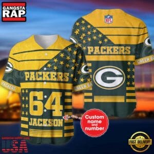 Green Bay Packers Personalized Baseball Jersey New Trending 2025 AMCBJS493