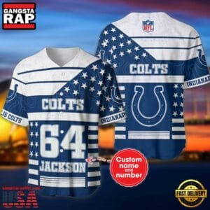 Indianapolis Colts Personalized Baseball Jersey New Trending 2025 AMCBJS491