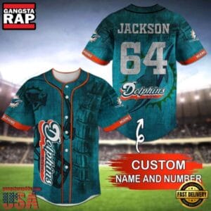 Miami Dolphins Personalized Baseball Jersey New Trending 2025 AMCBJS458