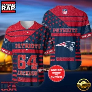 New England Patriots Personalized Baseball Jersey New Trending 2025 AMCBJS483