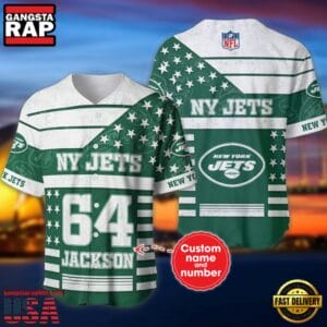 New York Jets Personalized Baseball Jersey New Trending 2025 AMCBJS480