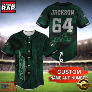 New York Jets Personalized Baseball Jersey New Trending 2025 AMCBJS454