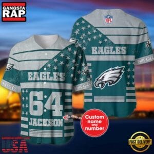 Philadelphia Eagles Personalized Baseball Jersey New Trending 2025 AMCBJS479