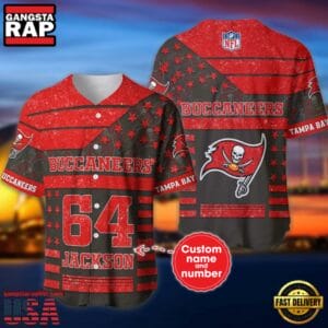 Tampa Bay Buccaneers Personalized Baseball Jersey New Trending 2025 AMCBJS475