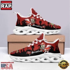 Tampa Bay Buccaneers Max Soul Sneakers Personalized Name AMCMSS0032